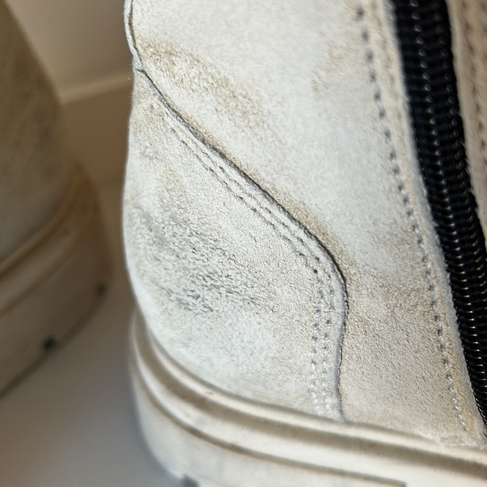 MJUS lace up ankle boots offwhite size 36 - Picture 9 of 13